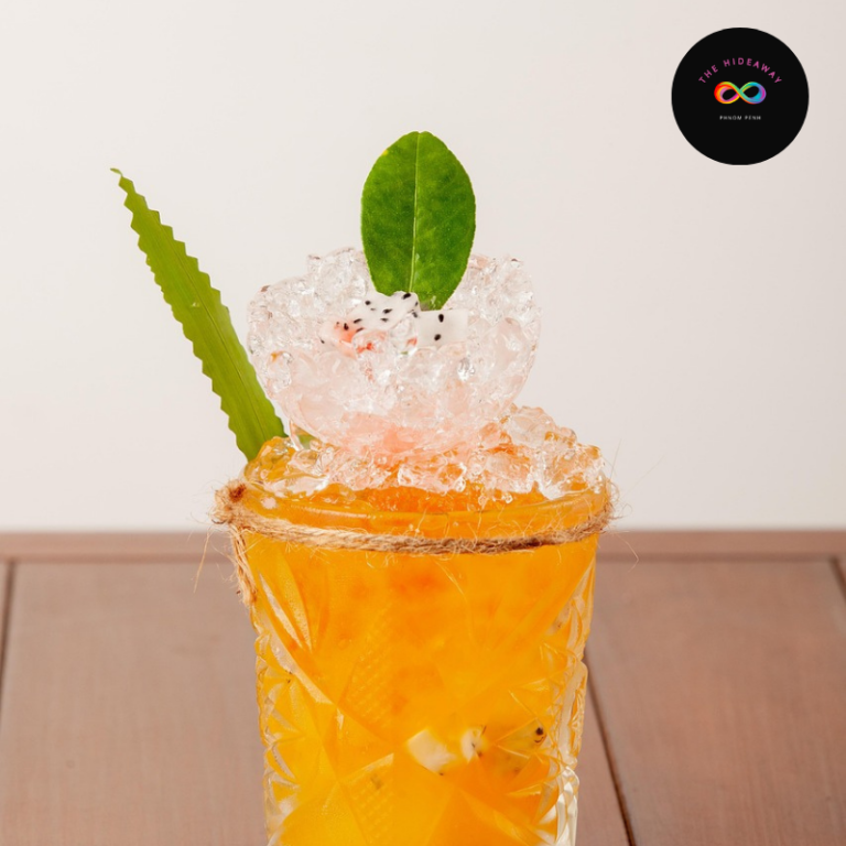 Refreshing The Violet Hour recipe, a highlight of the gay bar scene in Phnom Penh, Cambodia