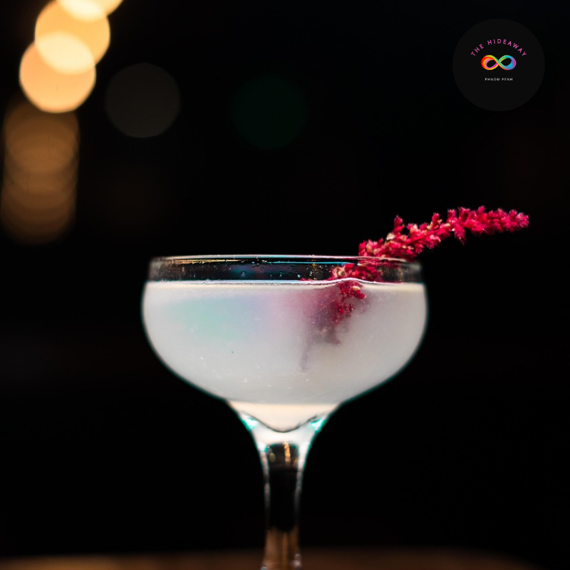 The Harvey Milk cocktail, an example of innovative mixology at a Phnom Penh LGBTQ+ venue