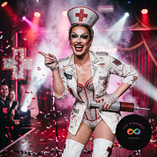 Drag show at Hideaway phnom penh